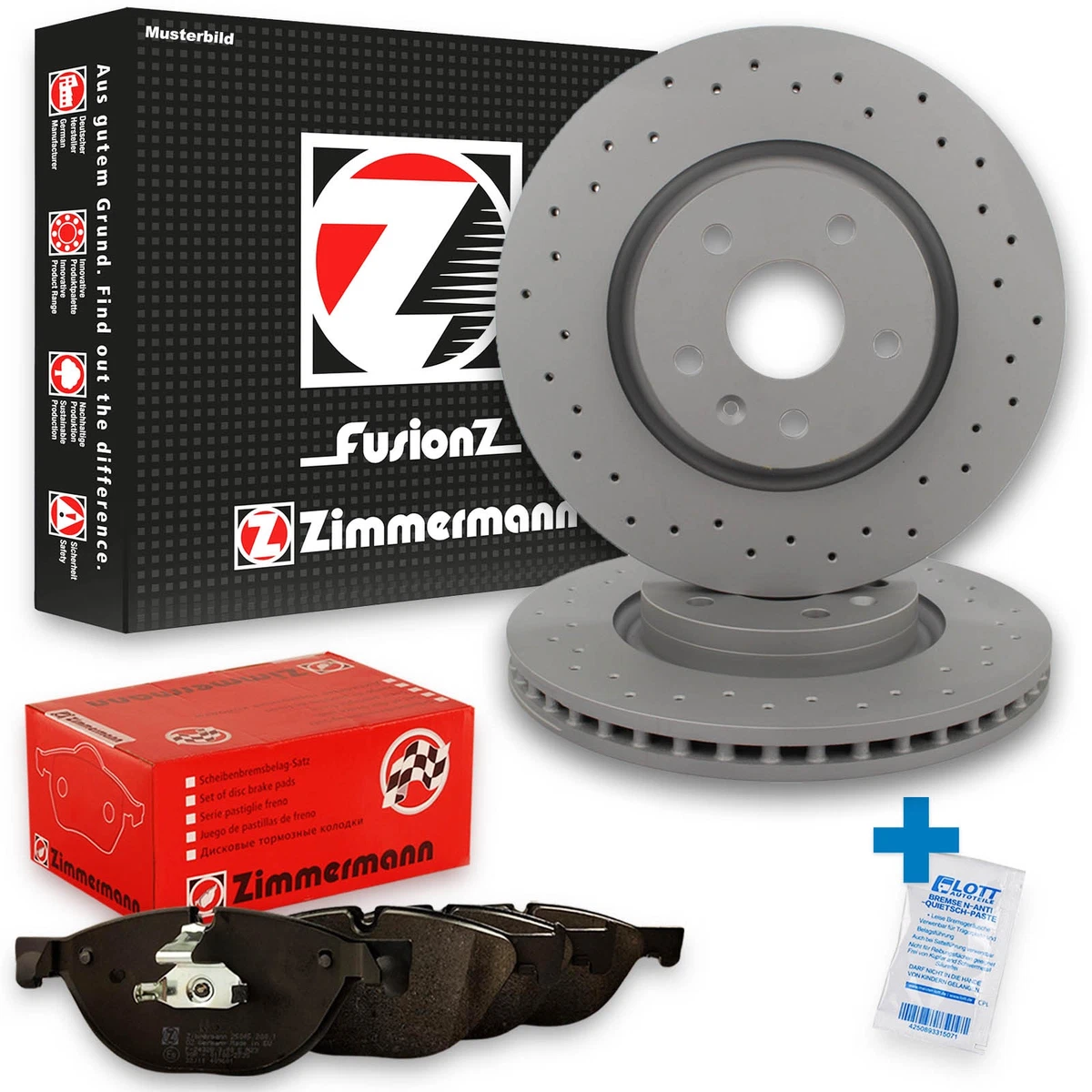 Гальмівні диски та колодки Zimmermann для SEAT INCA (6K9) 1.4 16V