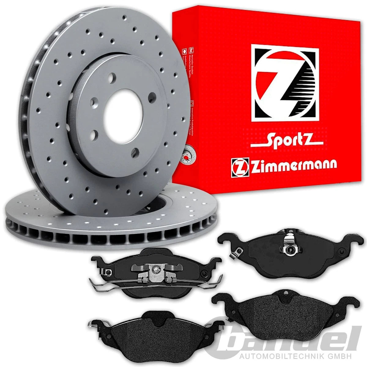 Гальмівні колодки та диски Zimmermann для BMW 8 купе — безпека та якість