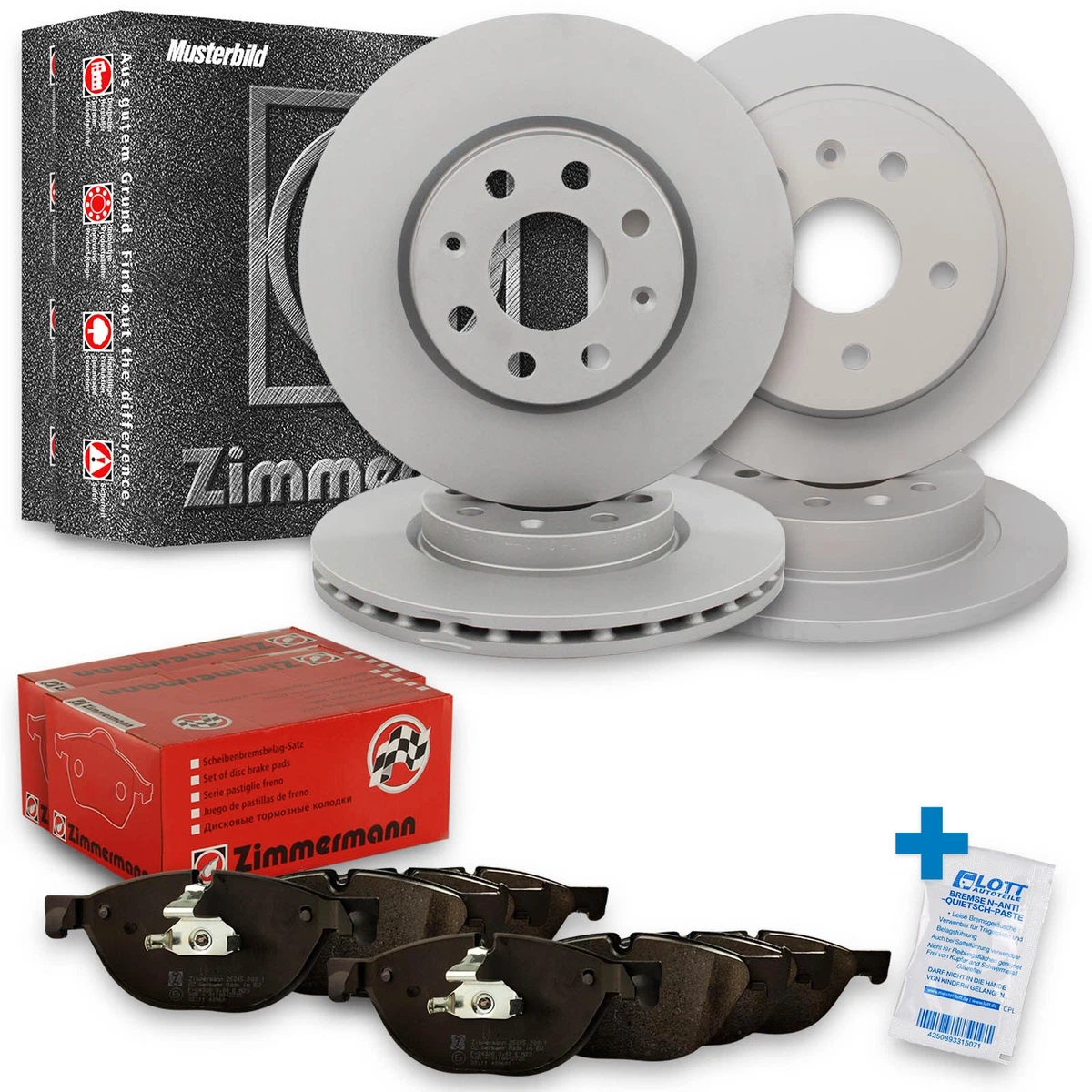 Гальмівні диски та колодки Zimmermann для MERCEDES-BENZ SPRINTER 4-t C