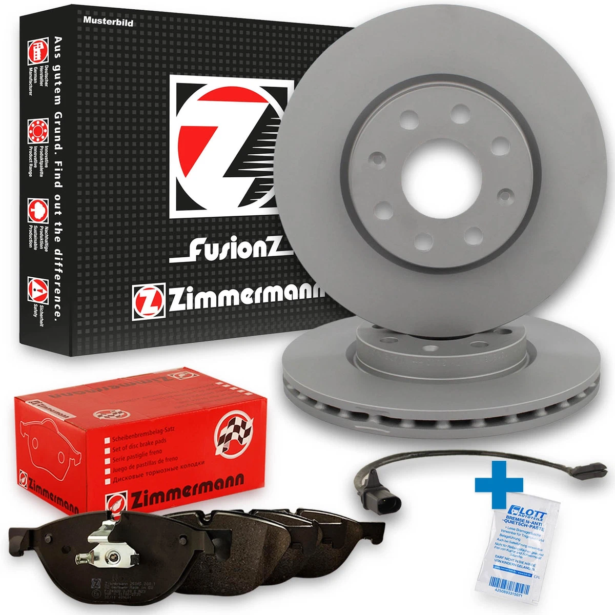 Оптимальні гальмівні диски та колодки Zimmermann для Opel Astra F (T92)