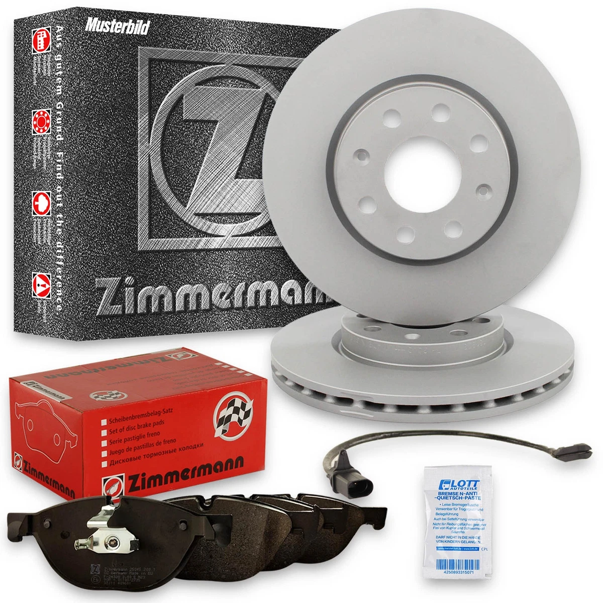 Гальмівні колодки та диски Zimmermann для TOYOTA PROACE CITY VERSO