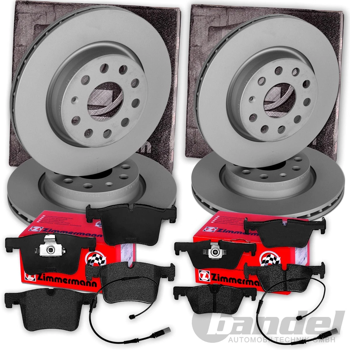 Гальмівні колодки та диски Zimmermann для BMW 3 GT – безпека та якість