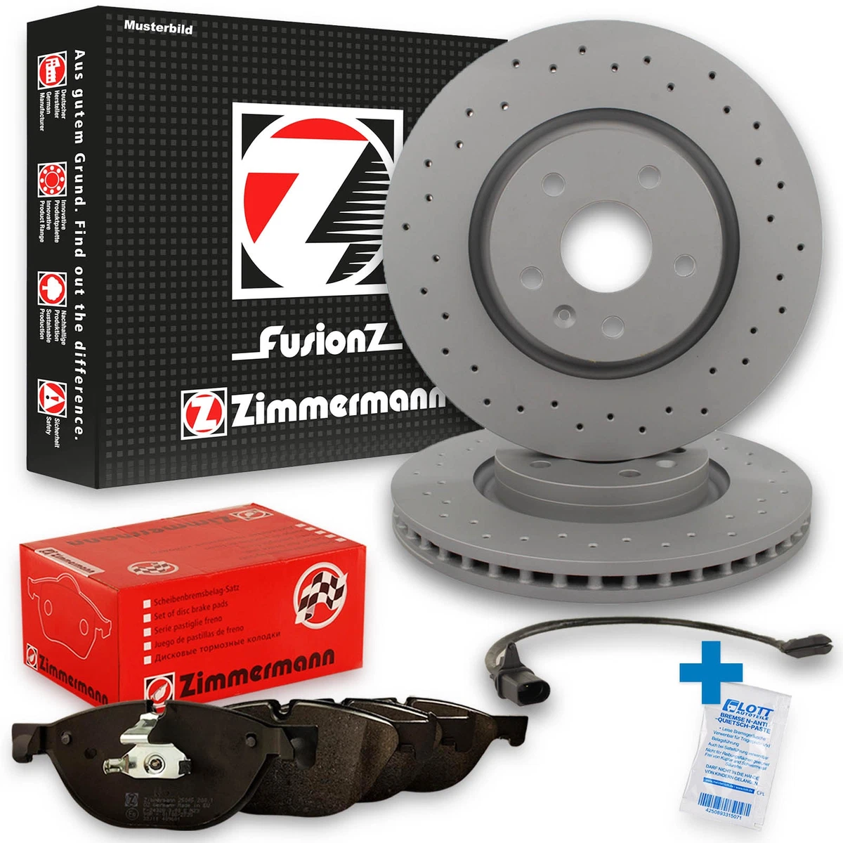 Кращі гальмівні системи Zimmermann для MERCEDES-BENZ CLK кабріолет