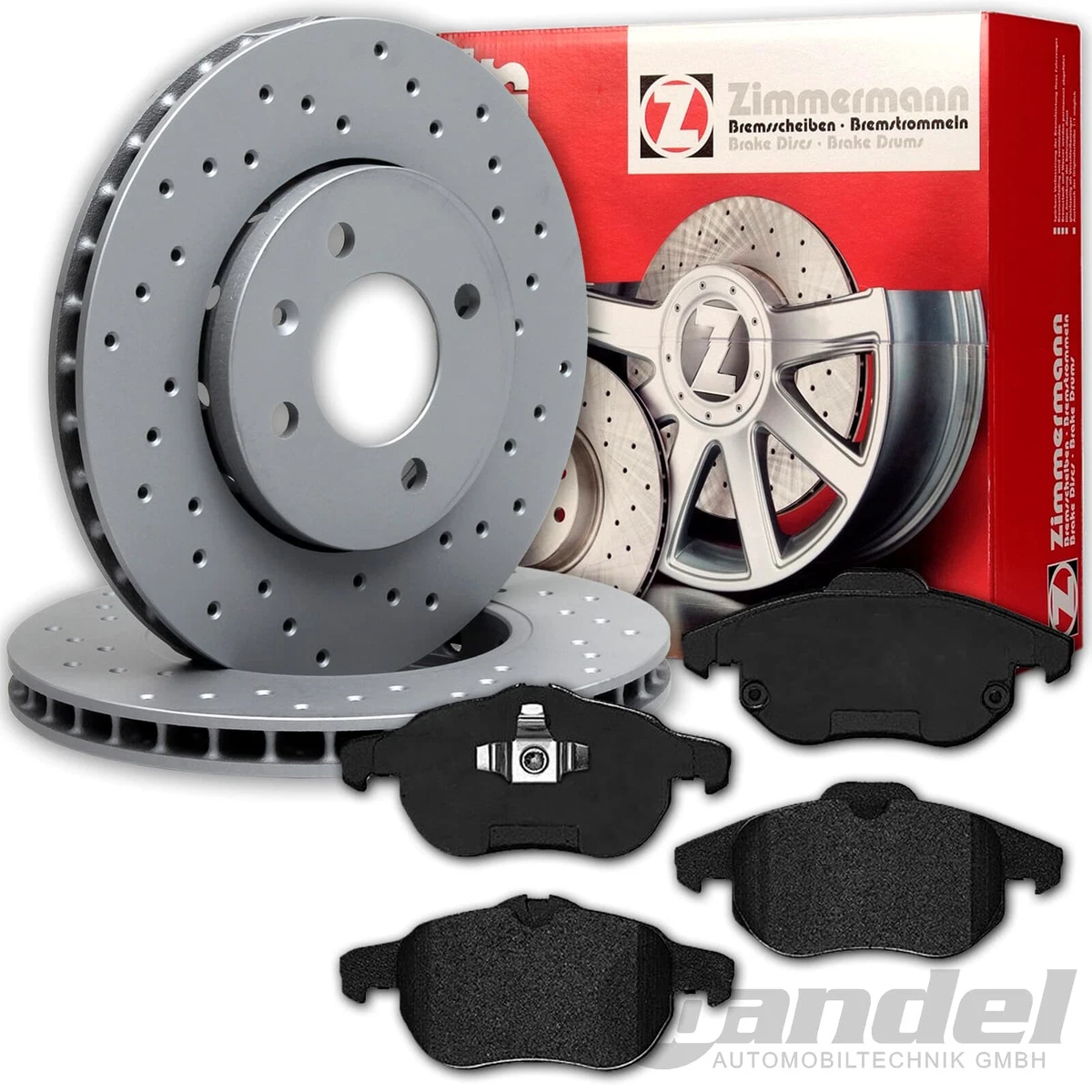Гальмівні колодки та диски Zimmermann для BMW 3 GT – безпека та якість