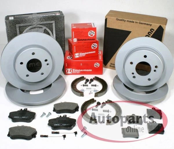 Гальмівні диски та колодки Zimmermann для Mercedes-Benz A-Class W176