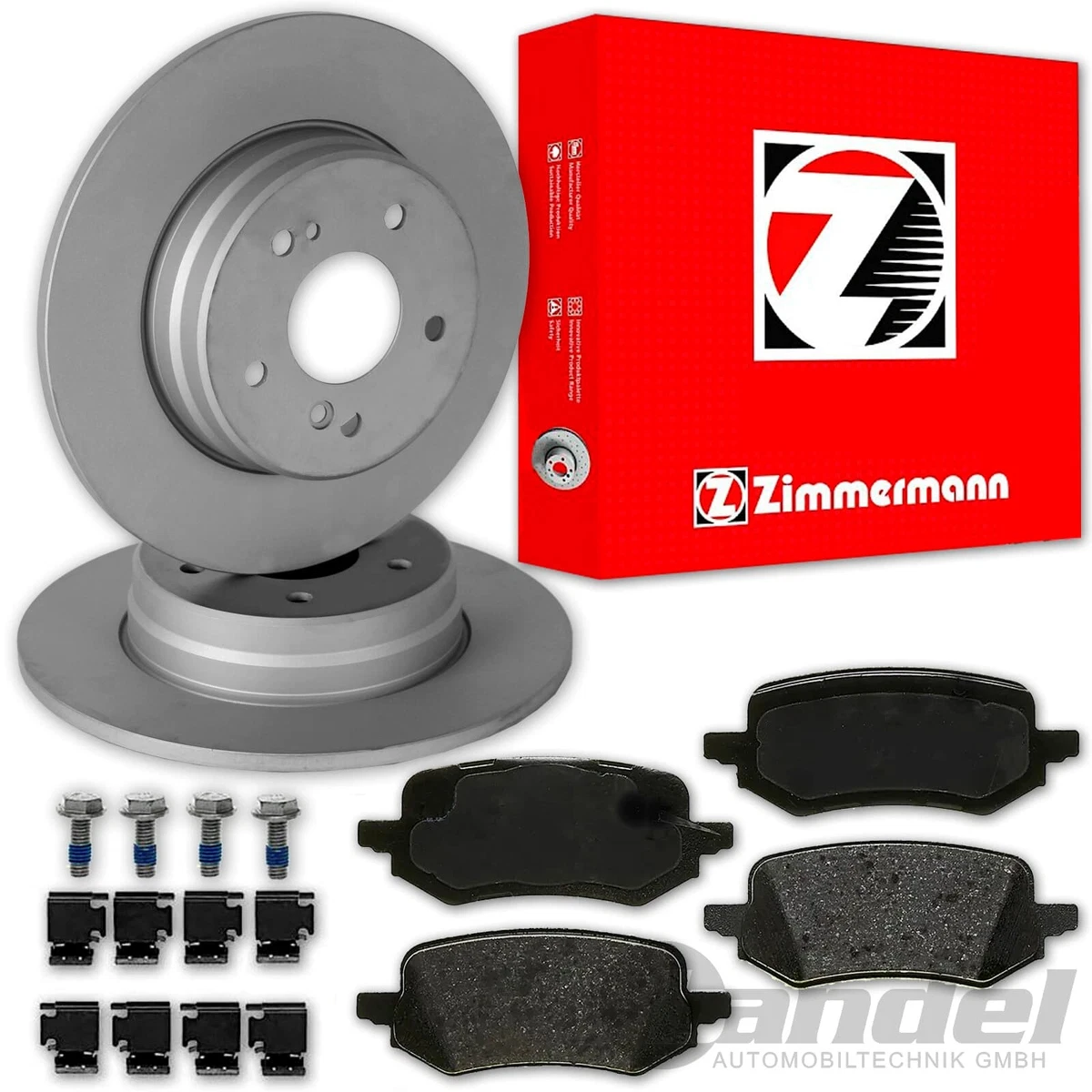 Гальмівні диски та колодки Zimmermann для VW GOLF VI CABRIOLET (517)